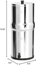 Load image into Gallery viewer, Big Berkey 2.25 Gal Gravity Water Filter System with Water View Spigot