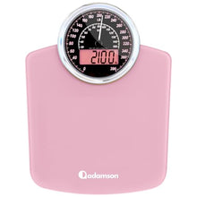 Load image into Gallery viewer, Thick Tempered Glass - Extra Large Display - Easy to Read Digital Bathroom Scale - New - Pink