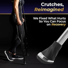 Load image into Gallery viewer, Air-Crutch Lightweight Walking Crutch, Adult Crutches for Walking with Comfortable Underarm