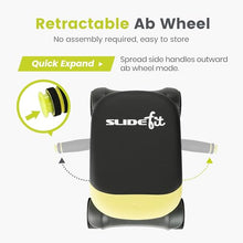 Load image into Gallery viewer, WONDER CORE Slide Fit, Ab Roller Board with 4 Wheels, Automatic Rebound Abdominal Wheel for Core Workout