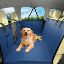 Load image into Gallery viewer, JKLESA Hard Bottom Dog Car Seat Cover, 52"×65", Waterproof PU Leather