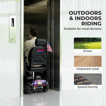 Load image into Gallery viewer, Metro Mobility 25 Mile 330 lbs Capacity Mobility Scooter for Adults-Purple