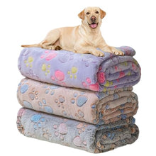 Load image into Gallery viewer, Gowyeg 1 Pack 3 Blankets for Dogs, Dog Blanket for Large & Medium Pet Cat, Premium Soft Fluffy Suitable for Sofas, Kennels & Beds, Gifts Puppy Essentials, 41x31inch, Brown/Purple/Coffee Brown