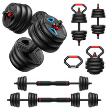 Load image into Gallery viewer, FDS1 Adjustable dumbbell set, 90lbs Free Weights set with upgraded nut, 5 in 1 Weight Set