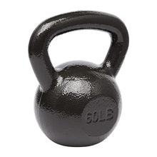 Load image into Gallery viewer, Amazon Basics Cast Iron Kettlebell for Strength Training, Wide Handle, 60 Pounds, Black