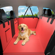 Load image into Gallery viewer, JKLESA Hard Bottom Dog Car Seat Cover, 52"×65", Waterproof PU Leather