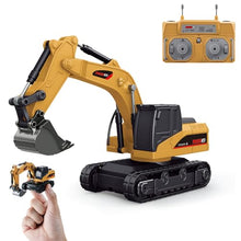 Load image into Gallery viewer, BRRRRT 1/64 Full Proportion Remote Control Excavator,Remote Control Construction Vehicles with Metal Shovel.