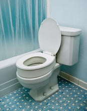 Load image into Gallery viewer, Essential Medical Supply Standard Bowl Round Toilet Seat Riser with 3.5" Rise - 17.5" x 13.5" x 3.5", Elevating and Raising Toilet Seat for Seniors, Adults and The Elderly with 300lb Weight Capacity