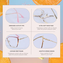 Load image into Gallery viewer, DOERAYMI Blue Blockers Glasses for Women, Bluelight Glasses with Cat Eye Frame for Style, Comfort, Eye Strain Relief Pink