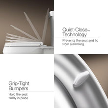 Load image into Gallery viewer, KOHLER 25875-47 Hyten® Elevated Quiet-Close™ elongated toilet seat, Almond