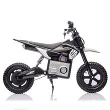 Load image into Gallery viewer, 24V Kids Ride On Electric Toy Motocross Motorcycle with High Speed Hub Motor, Shock Absorber - Ages 5-15(Black)