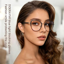 Load image into Gallery viewer, DOERAYMI Blue Light Glasses for Men,Women,Lightweight Durable Frame Reader Glasses with UV400 Protection,Anti-Glare,Scratch-Resistant Lenses for Work,Reading.