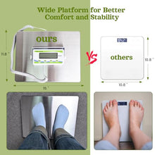 Load image into Gallery viewer, Extra Wide Medical Physician Scale - 440 lb/200 kg Capacity, High Accuracy Digital Display, Heavy Duty Portable Body Weight Scale for Home, Office, Hospital, Gym & Bariatric Use