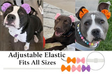 Load image into Gallery viewer, Dog Hair Bow 3 Pack – Double Bow Dog Headbands, Adjustable Hair Accessories for Small & Medium Dogs, Adjustable Pet Hair Accessories for Daily Wear & Special Occasions, Puppy Grooming Accessories