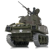 Load image into Gallery viewer, Heng Long US in Stock, RC Tank 3898 RTR 2.4G 1/16 7.0 Upgraded M4A3 Sherman Metal Tracks Smoking Generator