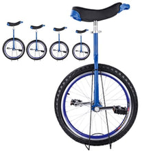 Load image into Gallery viewer, Single Wheel Unicycles Wheel Trainer Unicycle,16/18/20/24in Wheel Outdoor Unicycle Adjustable Seat Exercise Bicycle (24")