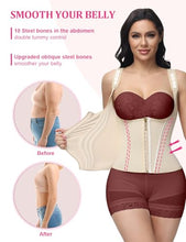 Load image into Gallery viewer, SHAPSHE Waist Trainer for Women, Tummy Control Sports Girdle, Beige-classic (Small)
