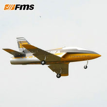 Load image into Gallery viewer, FMS Rc Jets Futura 64MM EDF Sport Jet Yellow rc Airplanes for Adults for Trainers EDF for Beginners