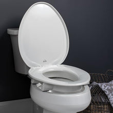 Load image into Gallery viewer, Bemis Assurance 3" Raised Toilet Seat for Seniors, Therapist Preferred for Safety, Secure Hinges, Clean Shield Guard, Elongated, White
