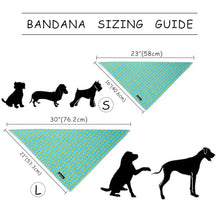 Load image into Gallery viewer, ARING PET Summer Dog Bandanas, Cute Mint Green Yellow Duck Pet Bandana Scarf Triangle Bib for Small Medium Large Boy Girl Dogs Cats, Puppy Kerchief for Daily Wear Walks Party Photos-L
