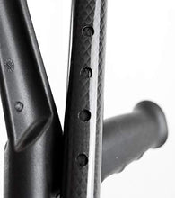 Load image into Gallery viewer, KMINA Foldable Forearm Crutch of Carbon Fiber (x1 Unit), Open Cuff, Lightweight, Folding Crutches