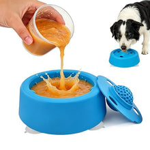 Load image into Gallery viewer, Slow Feeder Dog Bowls, Dog Lick Bowl with Rolling Ball for Small & Medium Breeds - Lick & Roll Bowl for Liquid Treats, Bone Broth & Yogurt, Non-Slip Suction Base