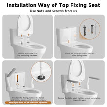 Load image into Gallery viewer, Toilet Safety Rails for Seniors, Super Heavy Duty Handicap Toilet Rails with Foldable Handles, Toilet Safety Frame Rails with Arms for Disabled Pregnant, Toilet Assistance for Elderly