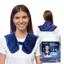 Load image into Gallery viewer, Doctor's Choice Neck and Shoulder Wrap for Hot & Cold Therapy, Flexible Gel Pack for Pain Relief, Reusable Heating and Cooling Pad for Upper Back and Cervical Comfort