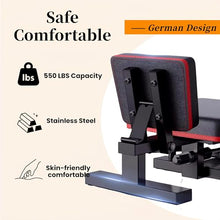 Load image into Gallery viewer, XTHAPY 550 LBS Stainless Steel Stretch Machine, 240° Rotation Split Machine, Leg Stretcher Machine with Silent Wheels, Leg Stretcher for Home/Gym/Yoga/Dancers, Split Machine for Flexibility