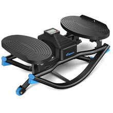 Load image into Gallery viewer, Merach Rocking Steppers for Exercise at Home, 3D Motion Stair Stepper with Resistance Bands for Full Body Workout & Low-Impact Balance Board, 330 LBS Loading Capacity Exercise Equipment(Black)