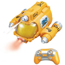 Load image into Gallery viewer, Remote-Controlled Motorboat RC Submarine 2.4G Double Propeller Remote Control Boat with Light - Yellow