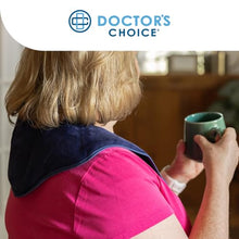 Load image into Gallery viewer, Doctor's Choice Neck and Shoulder Wrap for Hot & Cold Therapy, Flexible Gel Pack for Pain Relief, Reusable Heating and Cooling Pad for Upper Back and Cervical Comfort