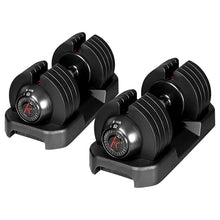 Load image into Gallery viewer, BOCHPOWER Adjustable Dumbbells Set of 2,Free Weights Dumbbells Set,52 lbs pair for Men/Women Gym Equipment for Home Strength Training Equipment(2 Box)