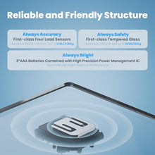 Load image into Gallery viewer, Homebuds Smart Bathroom Scale for Body Weight, High Precision in 0.1lb Assured by Weight Scale