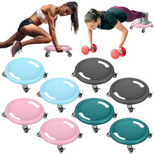 Load image into Gallery viewer, Seenelling 8 Pcs Abdominal Exercise Roller Wheel Abdominal Exercise Sliders for Core Workout
