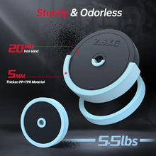 Load image into Gallery viewer, PASYOU Adjustable Dumbbell Set, 45lbs Free Weight Set with Connector, 5 in 1 Weight Set Used as Kettlebells, Barbell, Push up Stand, Fitness Exercises for Home Gym Suitable Men/Women