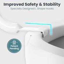 Load image into Gallery viewer, Toilet Safety Rails (250lb) - Adjustable Toilet Safety Rails, Toilet Bar for Elderly Adults, Toilets Rails for Seniors, Toilet Seat with Handles for Elderly & Disabled-Easy Installation-2 Pack