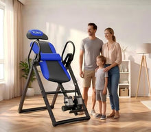 Load image into Gallery viewer, YOLEO Inversion Table for Back Pain 2026 Foldable Inversion Table w/Removable Lumbar Pad, Reversible Ankle Holders, Easy Assembly