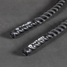 Load image into Gallery viewer, Titan Fitness Battle Rope 30ft x 1.5in, Poly Dacron Heavy Rope for Home Gym Conditioning Workouts, Cross-Train, Strength Training Exercises