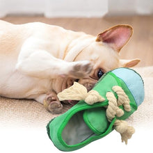 Load image into Gallery viewer, Dog Chew Toys,Creative Shoes Shape Squeaky Toy, Durable and Safe Dog Playing Toy Funny Shoes Sound Toy for Small and Medium Pets, Dog Toys to Keep Them Busy(Green)