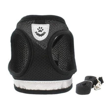 Load image into Gallery viewer, FEimaX Dog Harness and Leash Set for Walking, Soft Mesh Adjustable Easy Control Lightweight Cat Vest Harnesses with Reflective Strips, Escape Proof Small Dogs Cats Vests