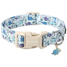 Load image into Gallery viewer, ARING PET Dinosaur Dog Collar-Cute Dog Collar for Small Dogs, Adjustable Dinosaur Print Pet Collars Puppy Collar for Small Medium Large Dogs