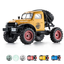 Load image into Gallery viewer, 4WD RC Crawler Two-Speed Shift, RC Rock Crawler 8Km/h with Portal Axle Metal Gears for Adults (Yellow)