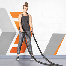 Load image into Gallery viewer, FORZA 30ft, 40ft and 50ft Battle Rope – 1.5ft & 2-inch-Thick, Premium Quality Weighted Gym Rope for Fitness, Strength Training, Crossfit and More (50ft, 2 inch)