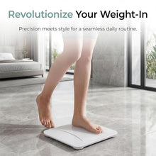 Load image into Gallery viewer, Schneider Highly Accurate Digital Bathroom Scales, 400 lbs Capacity Accurate to 0.05lb, Physician Grade with Sturdy Tempered Glass Larger LED Weighting Scale for Body Weight, Pet - Batteries Included