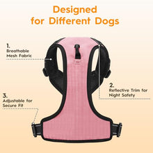 Load image into Gallery viewer, No Pull Dog Harness, No-Choke Soft Padded Reflective Dog Vest Harness with Front Clip & Top Handle, 2 Quick-Release Buckles, Adjustable for Small Medium Large Dogs