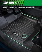 Load image into Gallery viewer, VIWIK Floor Mats for Dodge Ram 1500 Crew Cab 2019 2020 2021 2022 2023 2024 (NOT for Classic), TPE Rubber Car Mats All Weather Custom Floor Liners for Ram 1500 Crew Cab 1st & 2nd Row Non-Slip Odorless