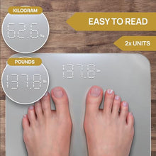 Load image into Gallery viewer, INEVIFIT Bathroom Scale, Highly Accurate Digital Bathroom Body Scale, Measures Weight up to 400 lbs. Includes Batteries