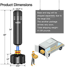 Load image into Gallery viewer, Dripex Freestanding Punching Bag 69''- 182lb Heavy Boxing Bag with Stand for Adult Youth - Men StandingBoxing Bags for Home Gym, with Gloves