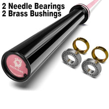 Load image into Gallery viewer, RICHUANG 7ft Olympic Barbell Weight Bar for Weightlifting -500LBS-Pink